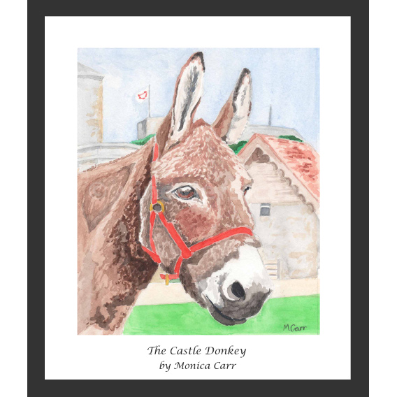 Monicas art the castle donkey 027638425fc2e4ea0baaef0281baad97174b7f545b96df5960c41ddd2e835030